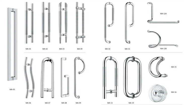 Glass Shower Door Hardware Parts
